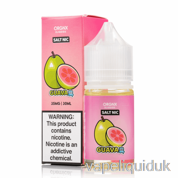 Guava ICE SALTS - ORGNX E-Liquid - 30mL 50mg Vape Juice